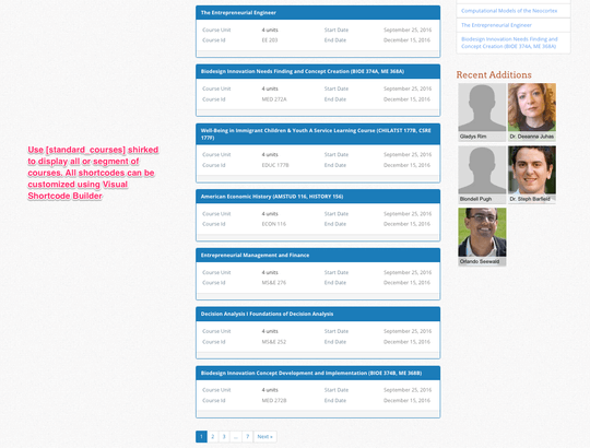 Campus Directory Pro WordPress plugin allows multiple instructors to be assigned to the same course with different roles Campus Directory Pro WordPress plugin allows multiple instructors to be assigned to the same course with different roles