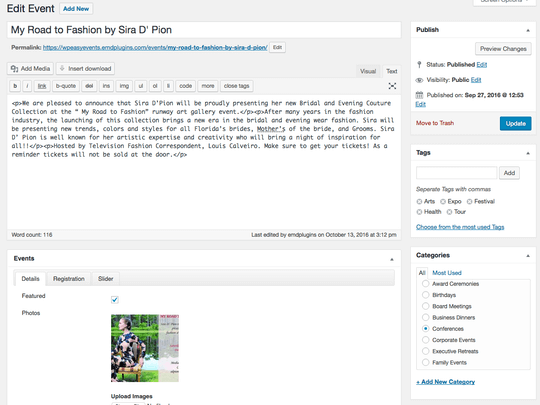 WP Easy Events Pro WordPress Plugin creates event pages effortlessly WP Easy Events Pro WordPress Plugin creates event pages effortlessly